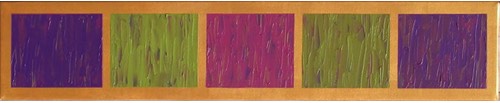 Gold Magenta Green