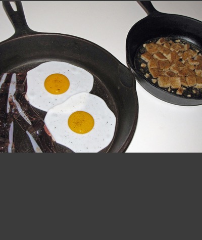 Out of the Frying Pan framed