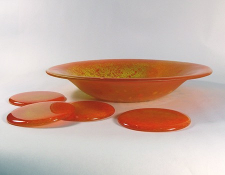 yellow orange medium, coasters page